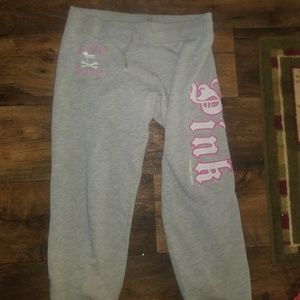 Grey Victoria Secret Pink Sweatpants